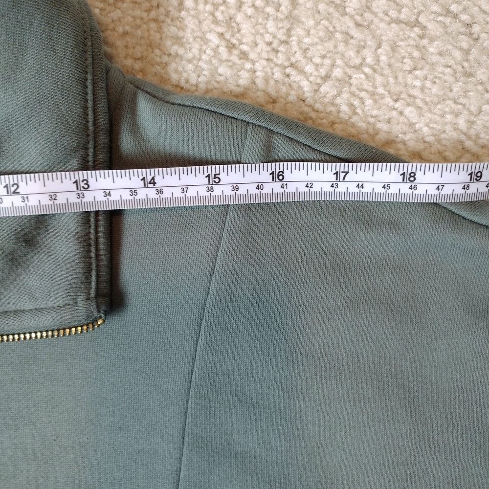 A New Day | Women's Green Quarter-zip Pullover Sweater Jacket - Picture 6 of 12